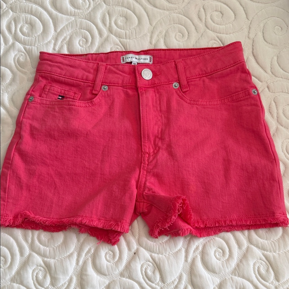 Women's Pink Denim Shorts Tommy Hilfiger